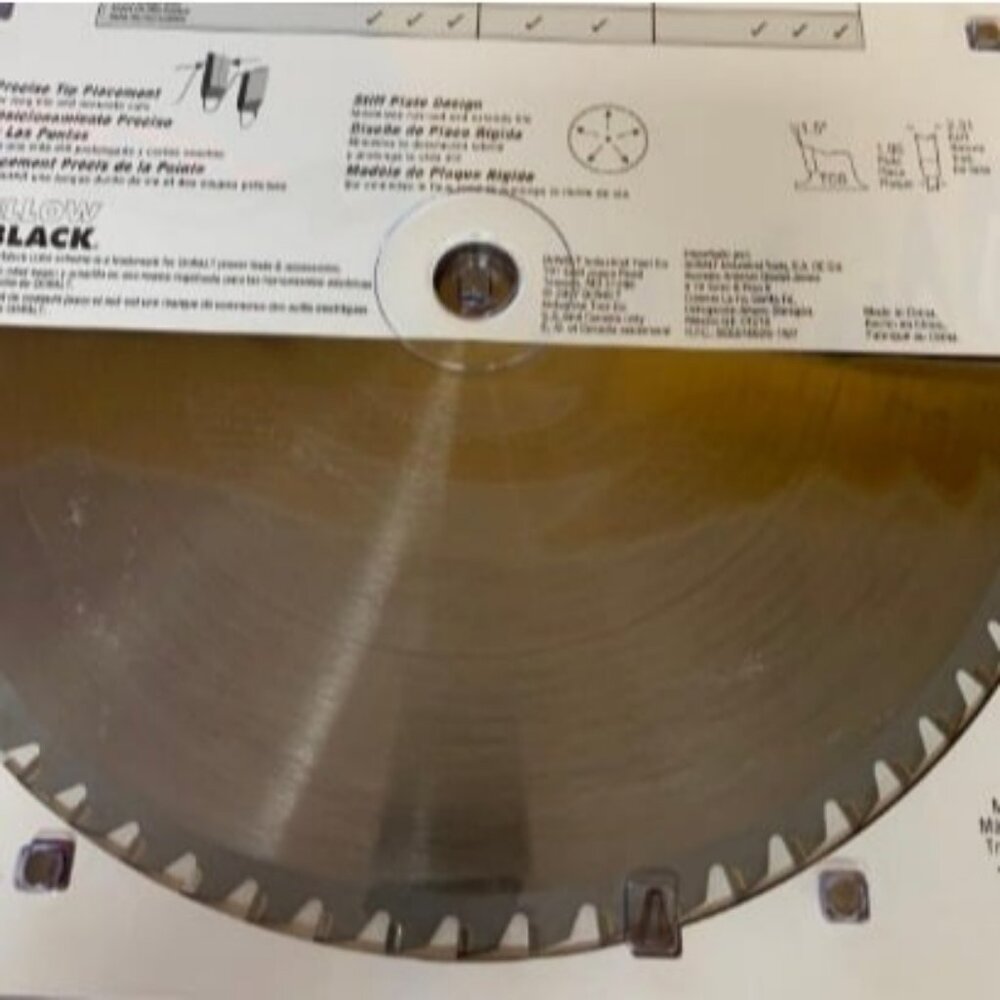 14" 66T Heavy-Gauge Stiff Plate Ferrous Metal Cutting Saw Blade